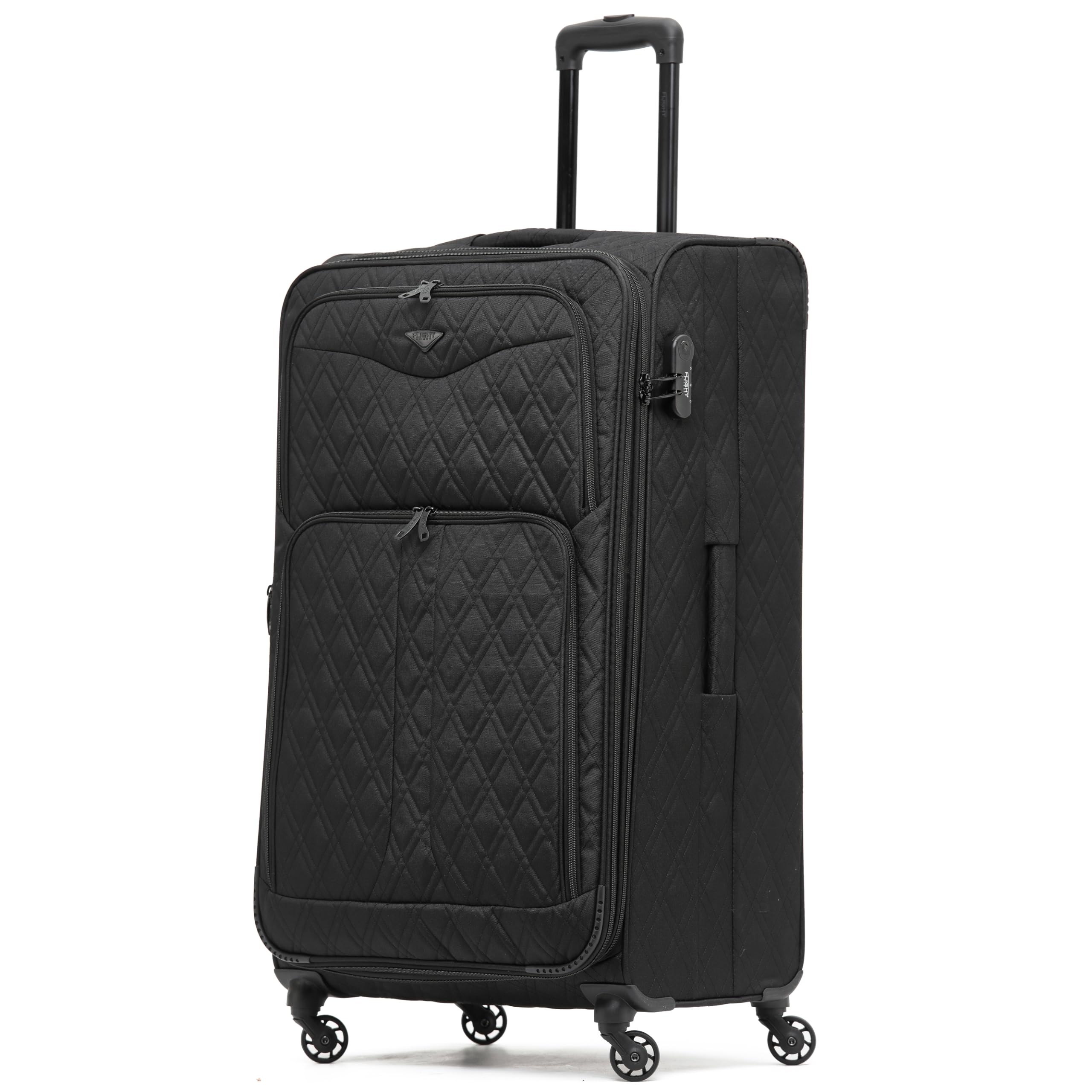 Flight Knight Lightweight 4 Wheel 800D Soft Case Suitcases Anti Crack Cabin & Hold Luggage Options Approved for Over 100 Airlines Including easyJet, BA & Many More! — view 110