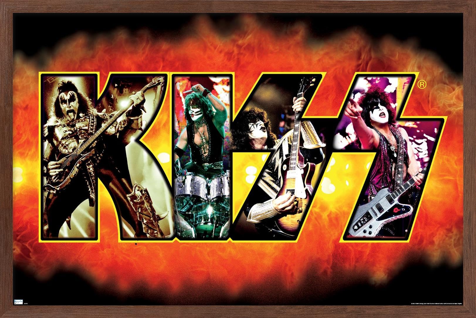 Amazon.com: Trends International KISS - Image Logo Wall Poster