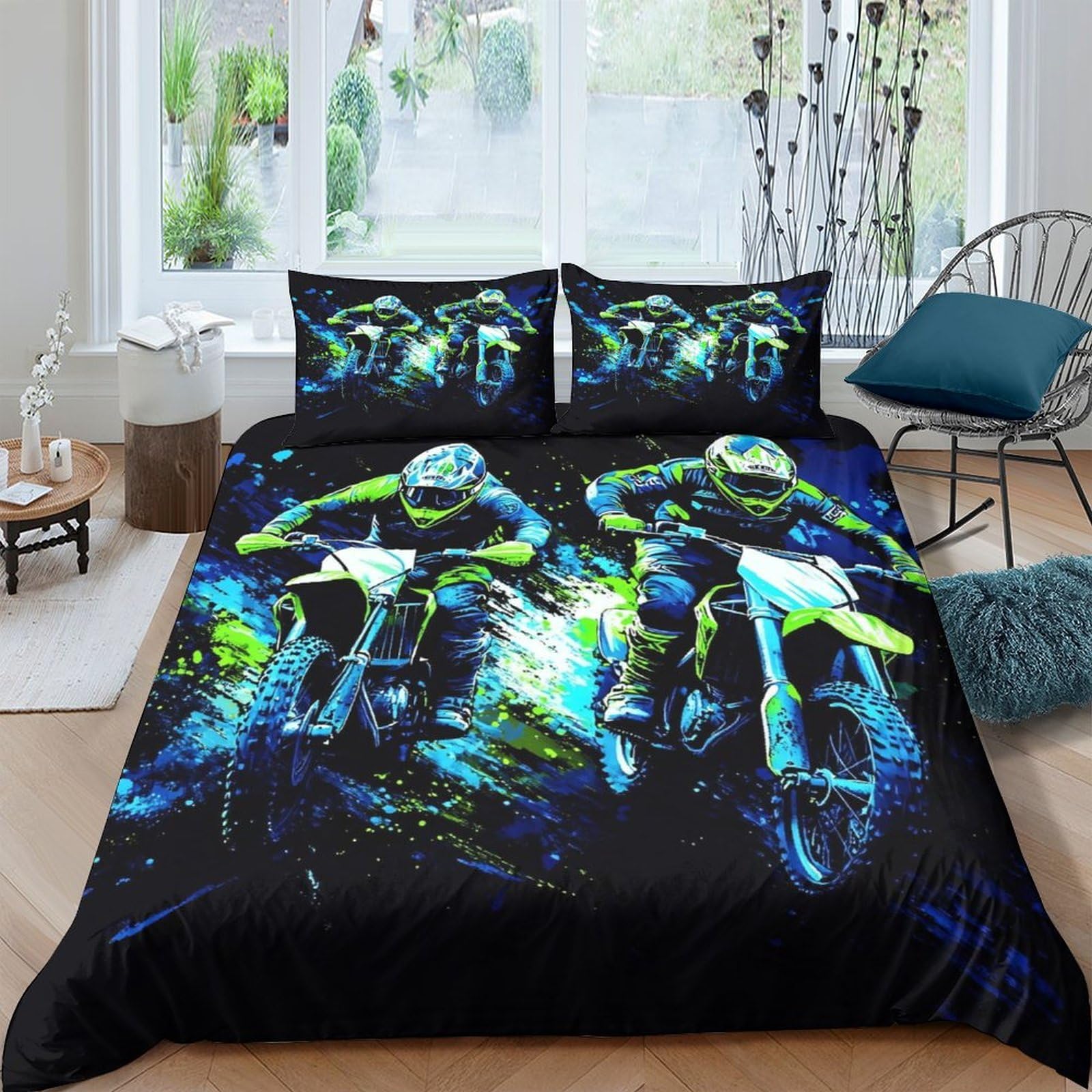 Ctjqhvkz Style-6 3D Printed Fitted Sheet Microfiber Galaxy Starry Sky Bed Cover For Bedroom And Dorm, Easy Care And Non-Slip Protection Single（135X200cm）