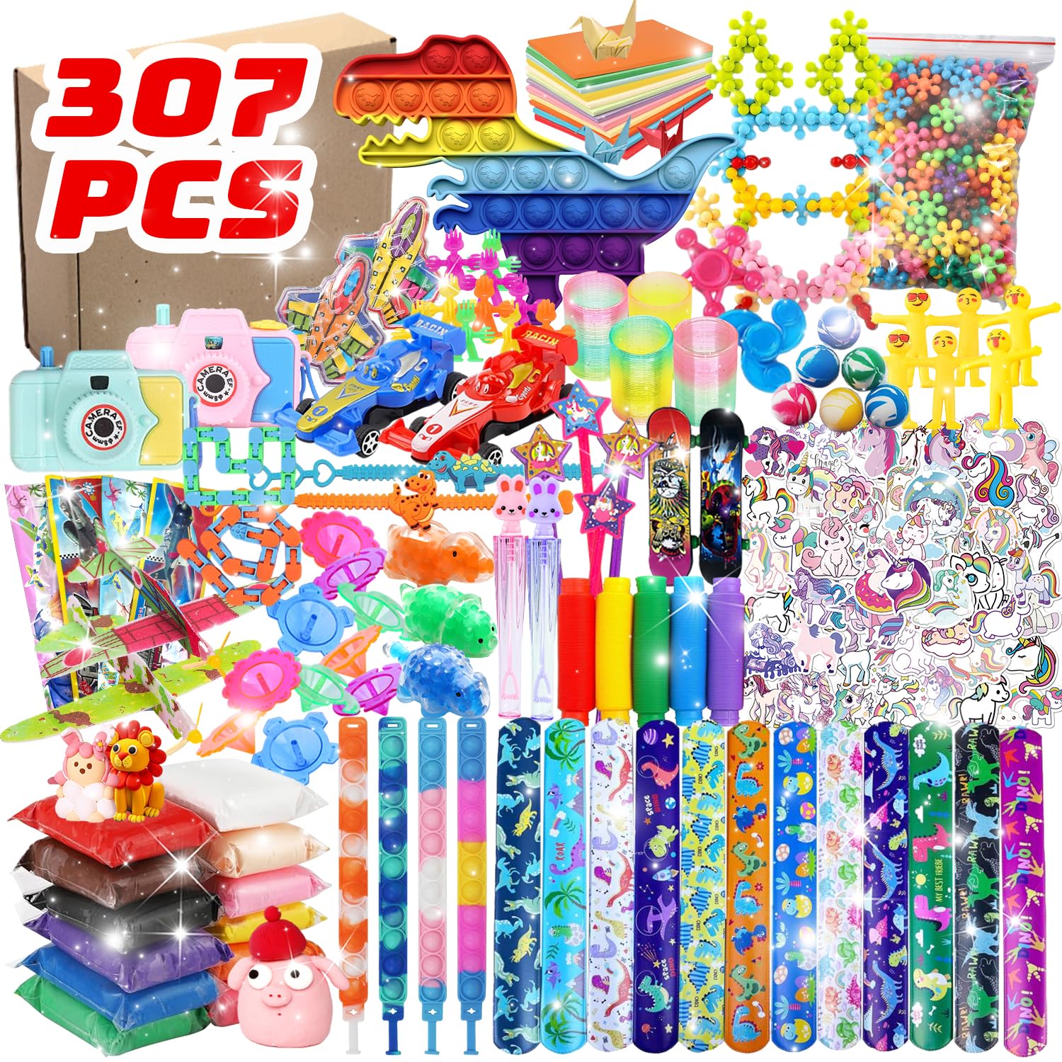 Juguetes Piñata Cumpleaños Infantil 307 Piezas De Relleno Para