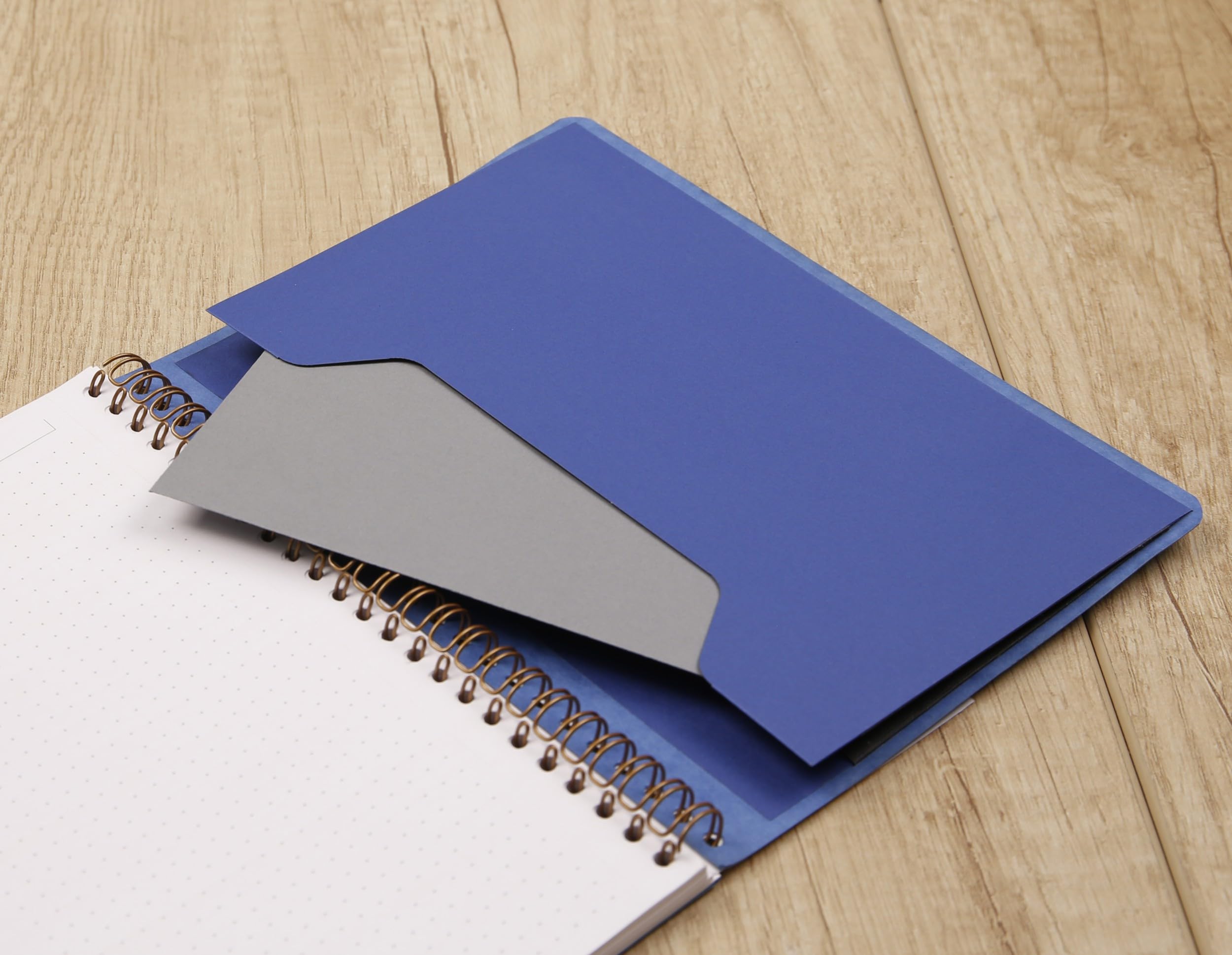 Clairefontaine 782431C Age Bag MyNotes Black Spiral Notebook w/ Margins, B5 25x19cm, 120 Detachable Pages DOT - Image 3