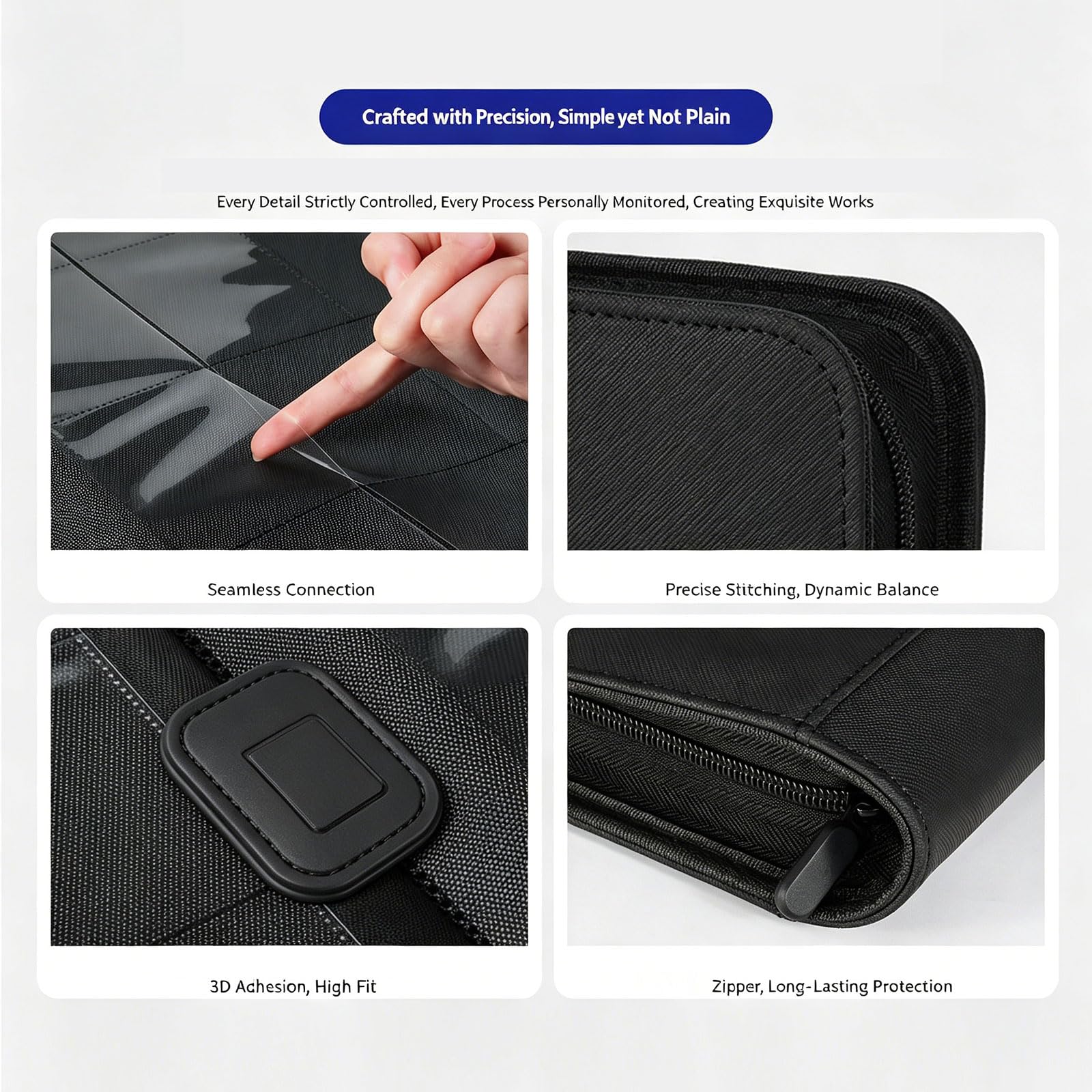 Carpeta profesional de 16 ranuras para tarjetas, funda de poliuretano de alta calidad para jugadores de TCG y aficionados, solución de almacenamiento de tarjetas