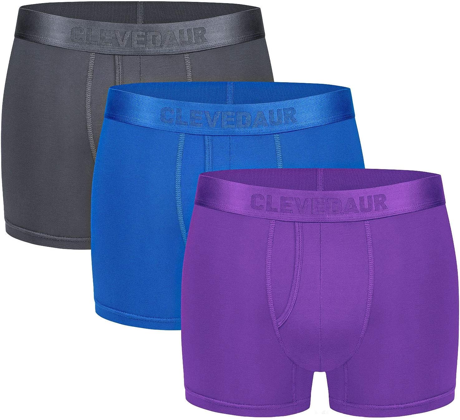 Men's Underwear 3 Pack Micro Modal Trunks