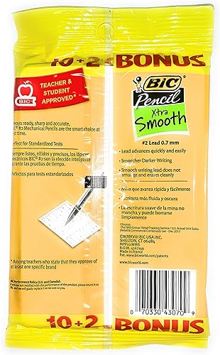 Miniatura 2 de BIC Lápiz Xtra Life, punta media (0.028 in), 12 unidades