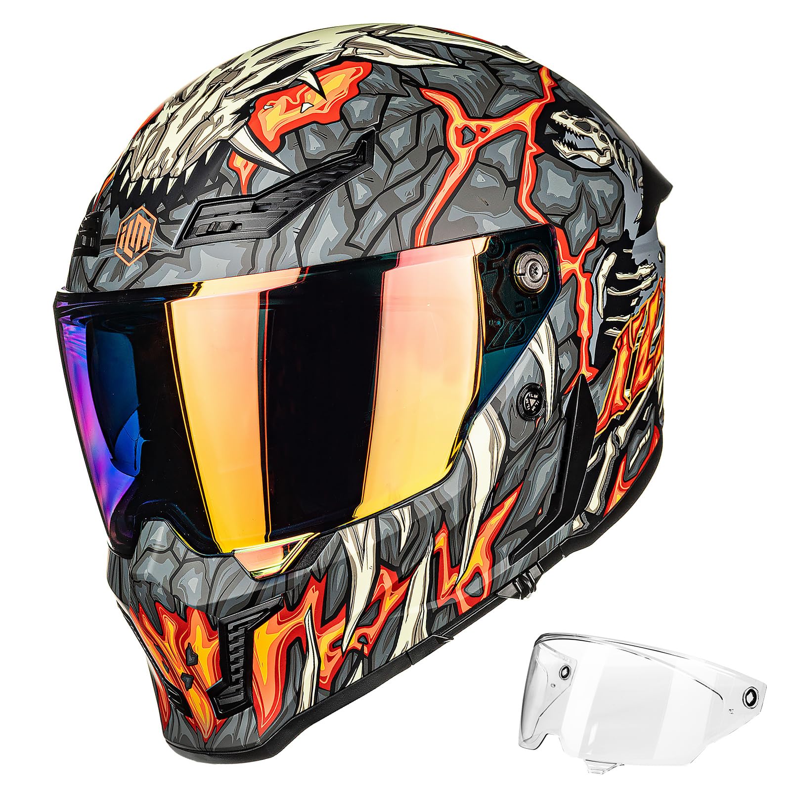 anoimoページ Amazon.com: ILM Motorcycle Helmets for Adult Men Women Full