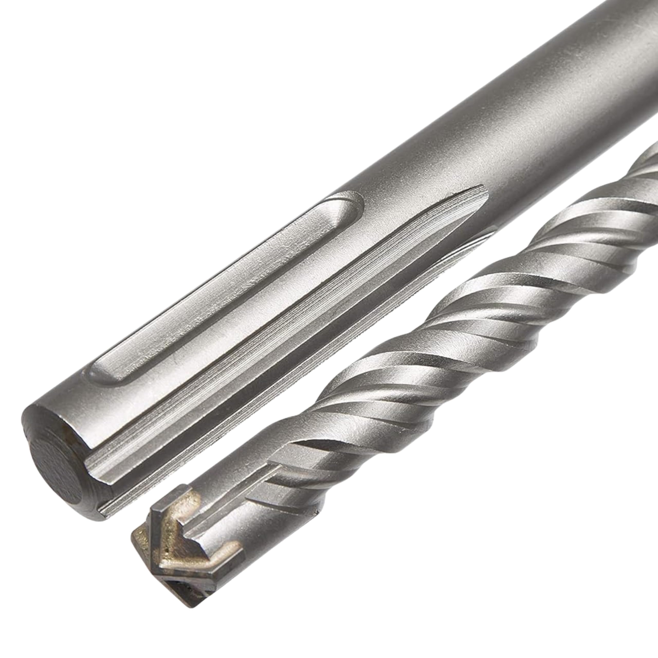 UK Drills SDS Max Hammer Drill Bit 18mm x 400mm - Tungsten Carbide Tip, Double Flute Spiral for Granite, Concrete, Tiles & Masonry