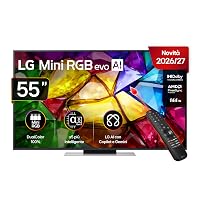 LG Mini RGB 55 Pollici, Serie MRGB87 2026 Smart TV 4K - 55MRGB87B6B