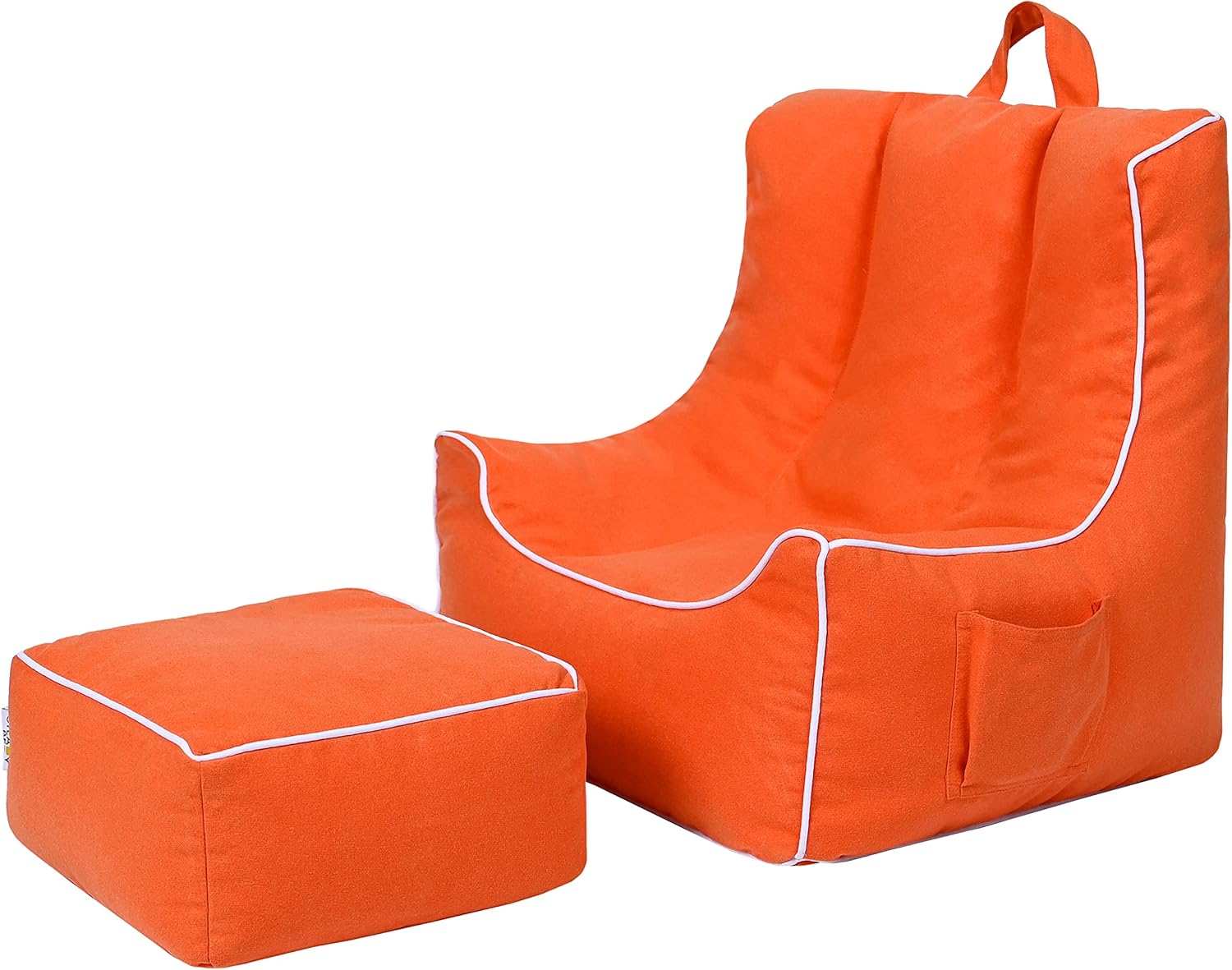 Ready Steady Bed Fauteuil Poire pour Enfant avec Pouf Fauteuil pour
