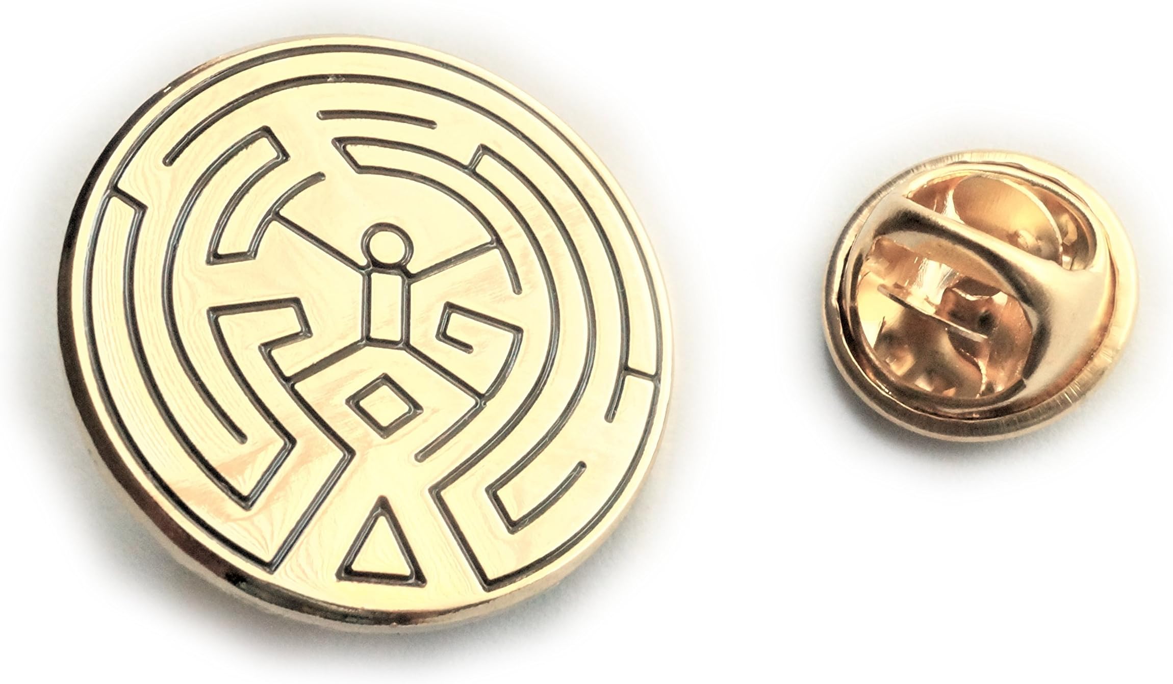 Westworld CollectiblesWestworld Maze Symbol Tattoo HBO Series Season 1 2 Hat Jacket Tie Tack Lapel Pin