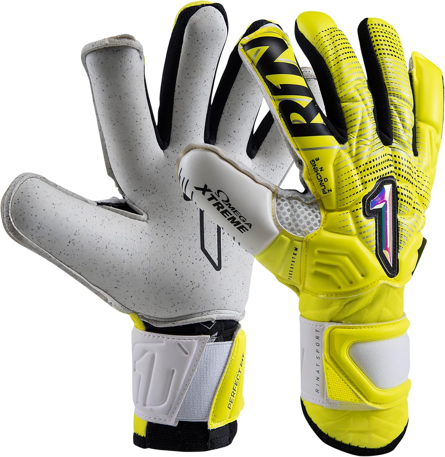 Rinat Egotiko Avenger Pro Goalkeeper Gloves - MalaGold Limited Edition (Hybrid Cut, AXG Latex)