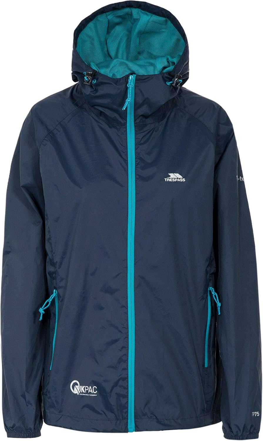 Trespass womens qikpac waterproof jacket moss Clearance