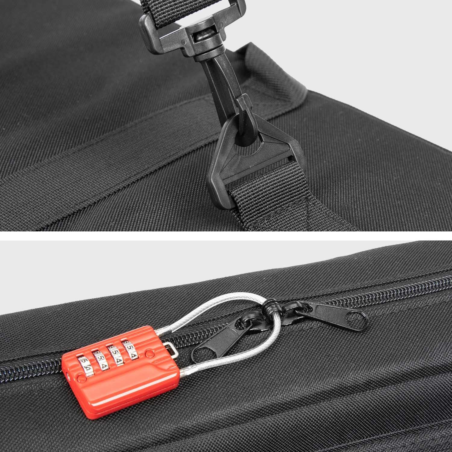 Double Rifle Case, 36 40 44 50Inch Soft Shotgun Case With Multiple Magazine Holder Pouches Accessory Bags.