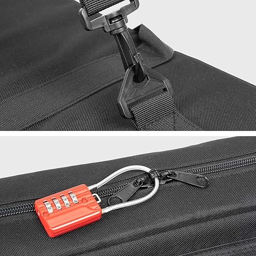 Miniatura 6 de MARITTON Estuche doble para rifles, 36, 40, 44, 50 pulgadas, funda suave para escopeta con múltiples bolsas para cargadores y bolsas de accesorios.