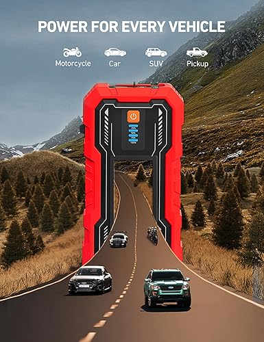 Miniatura 3 de AstroAI S8 Pro - Arrancador de batería de coche, batería de arranque de pico de 3000 A para motores de gasolina de hasta 9.0 L y 7.0 L, caja de