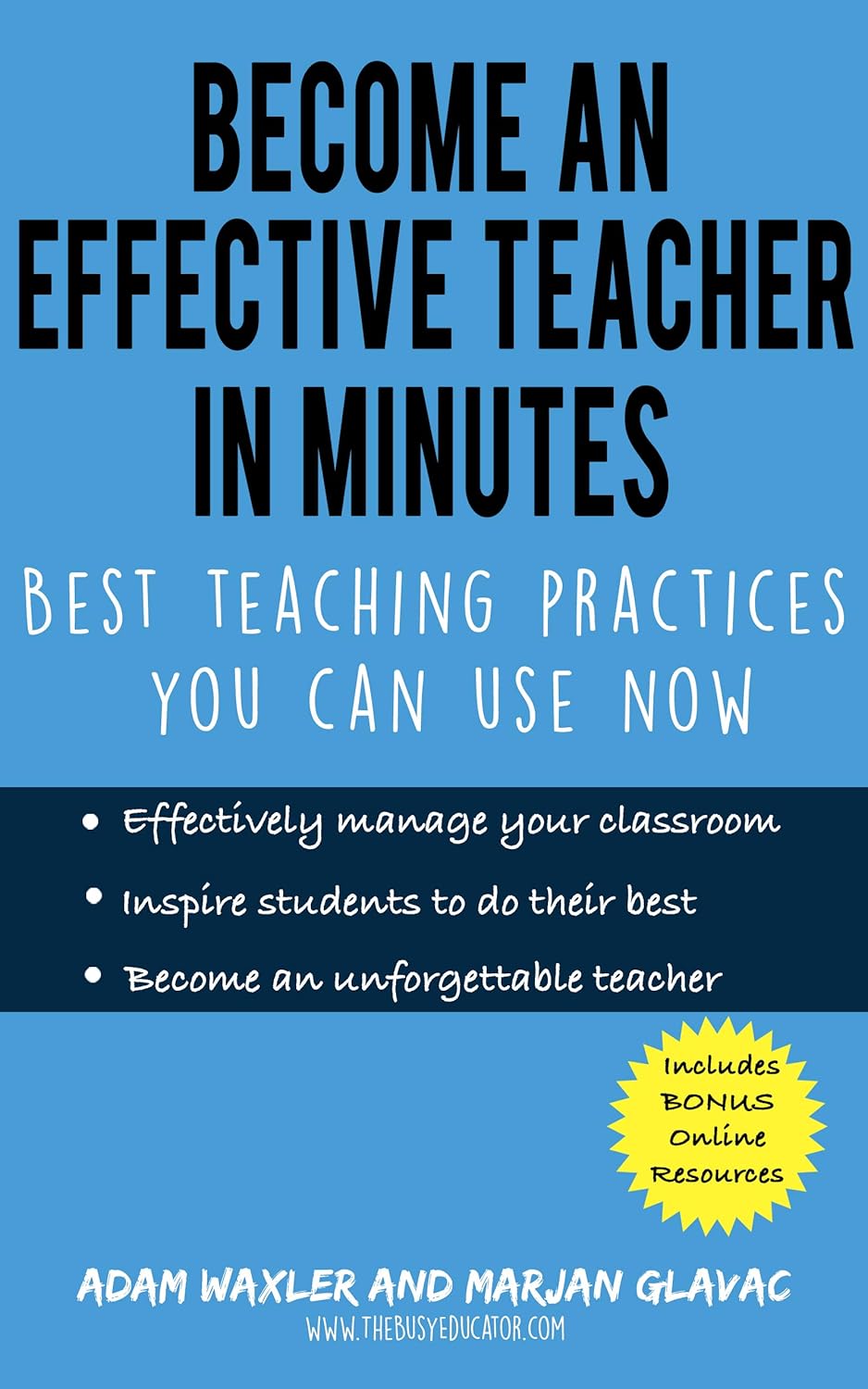 Amazon.com: Become an Effective Teacher in Minutes: Best Teaching ...