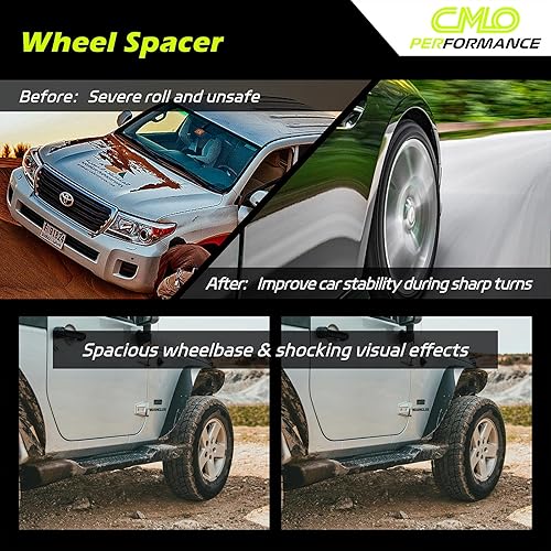 Miniatura 5 de Customadeonly Espaciadores de rueda centrados de 2.520 in (2.5 pulgadas) de 6 x 135 pulgadas compatibles con Ford Expedition F-150 2015-2023,