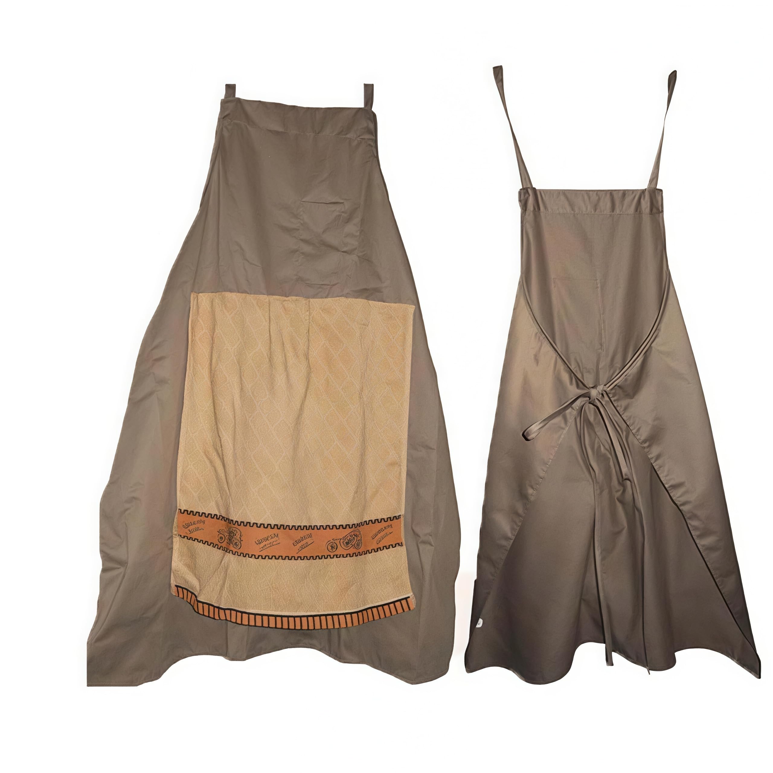 Genérico Delantal de cocina divertido para hombre, ajustable, con bolsillo oculto, delantal de broma, delantal entretenido para barbacoas, cenas, camareros y trabajo en cocina