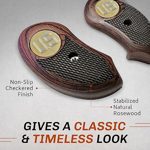 Miniatura 6 de Se adapta a Bond Arms Derringer Grips Rosewood Timber Wolf Grips XL