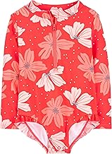 Simple Joys by Carter's Baby-Girls Long Sleeve Zipper One Piece Swimsuit
