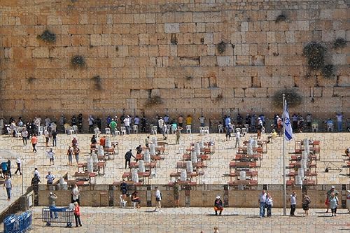 Israel The Western Wall Jerusalén rompecabezas para adultos 1000 piezas de madera regalo de viaje recuerdo