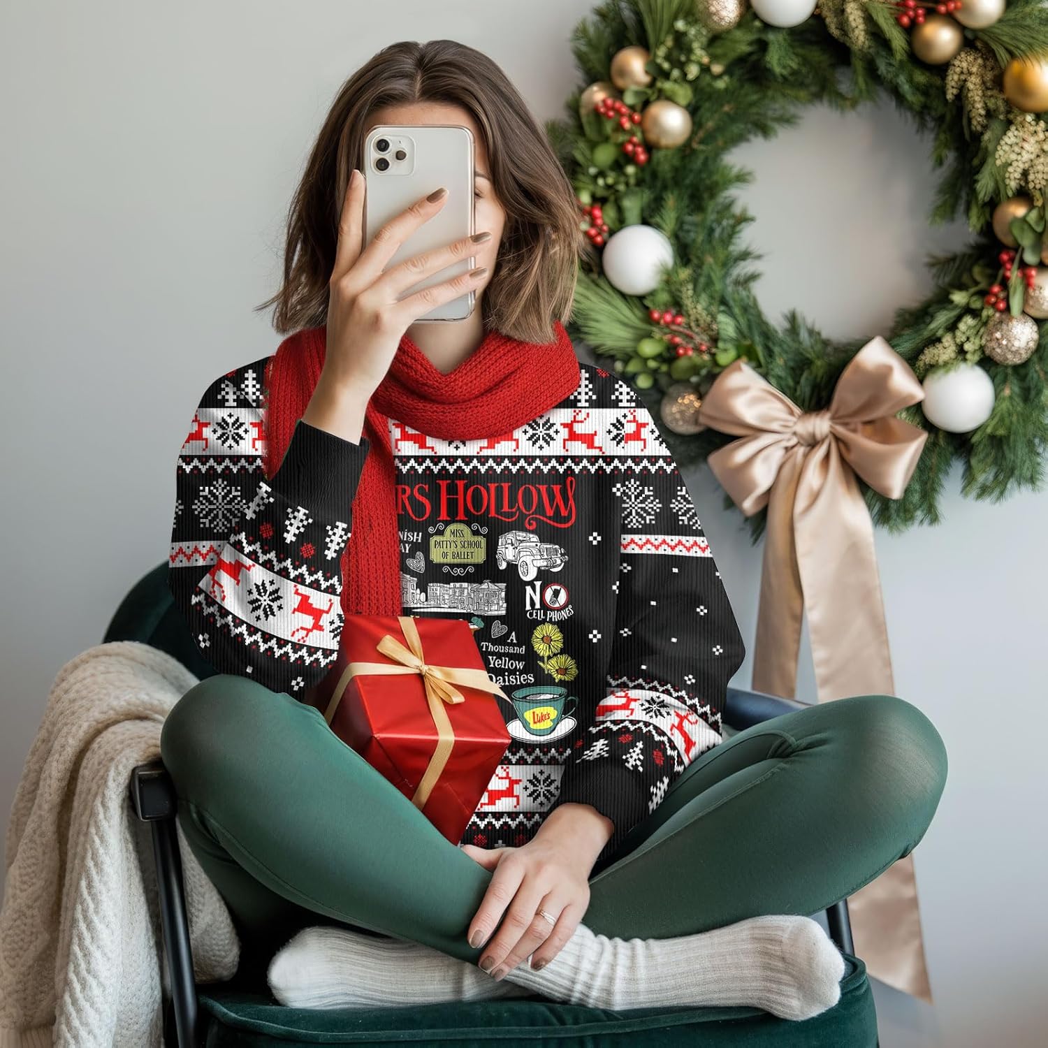 99TIMORO Funny Ugly Christmas Sweater for Men and Women, Holiday Pullover 2025, Novelty Crewneck Sweatshirt, Festive Gift - Image 2