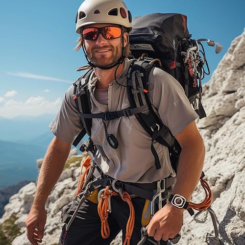 Miniatura 5 de Elaikement Correa deportiva compatible con Apple Watch UltraUltra 2 de 1.929 in, 1.811 in, 1.772 in, 1.732 in y 1.654 in para hombres, correa de