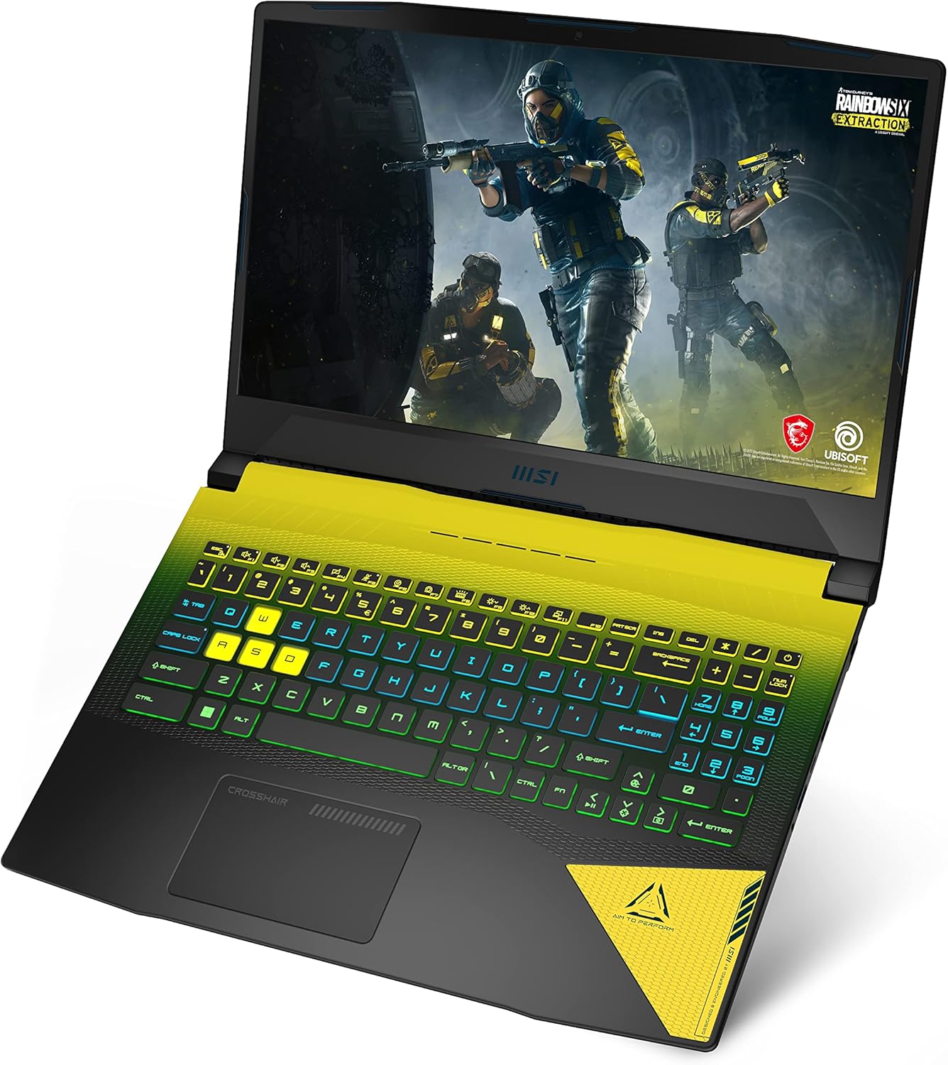 MSI Crosshair 15 B12UEZ-484IT Notebook Gaming, 15.6 FHD 144Hz, Intel I7-12700H, Nvidia RTX 3060 6GB GDDR6, 512GB SSD M.2 PCIe 4.0, 16GB RAM DDR4 3200MHz, WiFi 6, Win 11 [Layout e Garanzia ITA]