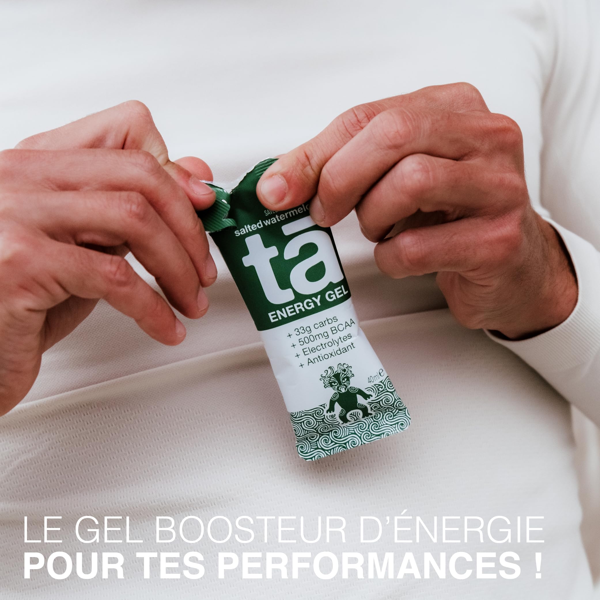 TA ENERGY - Pack x12 - Energy Gel - Energie - Sodium - BCAA - Antioxydants - Idéal pendant les activités sportives 133Kcal