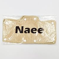 Vista 7 de Banda de sudor beige para casco de terciopelo lavable, forro de algodón de rizo NAEE a presión (6 piezas)