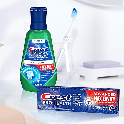 Miniatura 9 de Crest Pro-Health Advanced - Enjuague bucal con máxima protección contra caries, menta suave, 2 x 1 litro