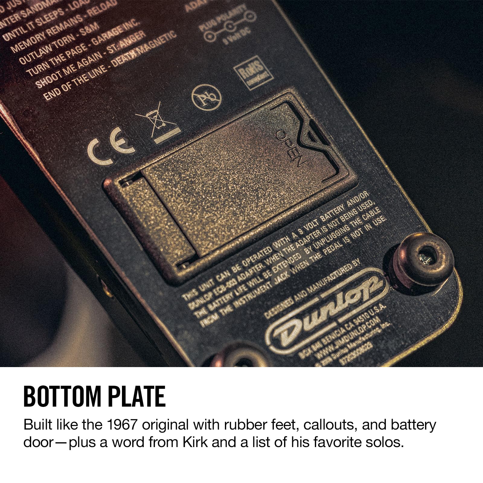 Amazon.com: Kirk Hammett Cry Baby® Wah : Everything Else