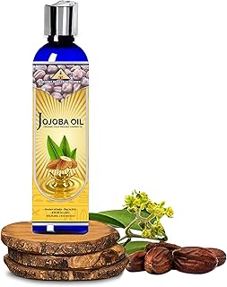Organic Cold Pressed JOJOBA OIL Bulk Carrier Oil For Beauty, Skin, Hair Moisturizing DIY Enhancer For Body Butter & Skin S...
