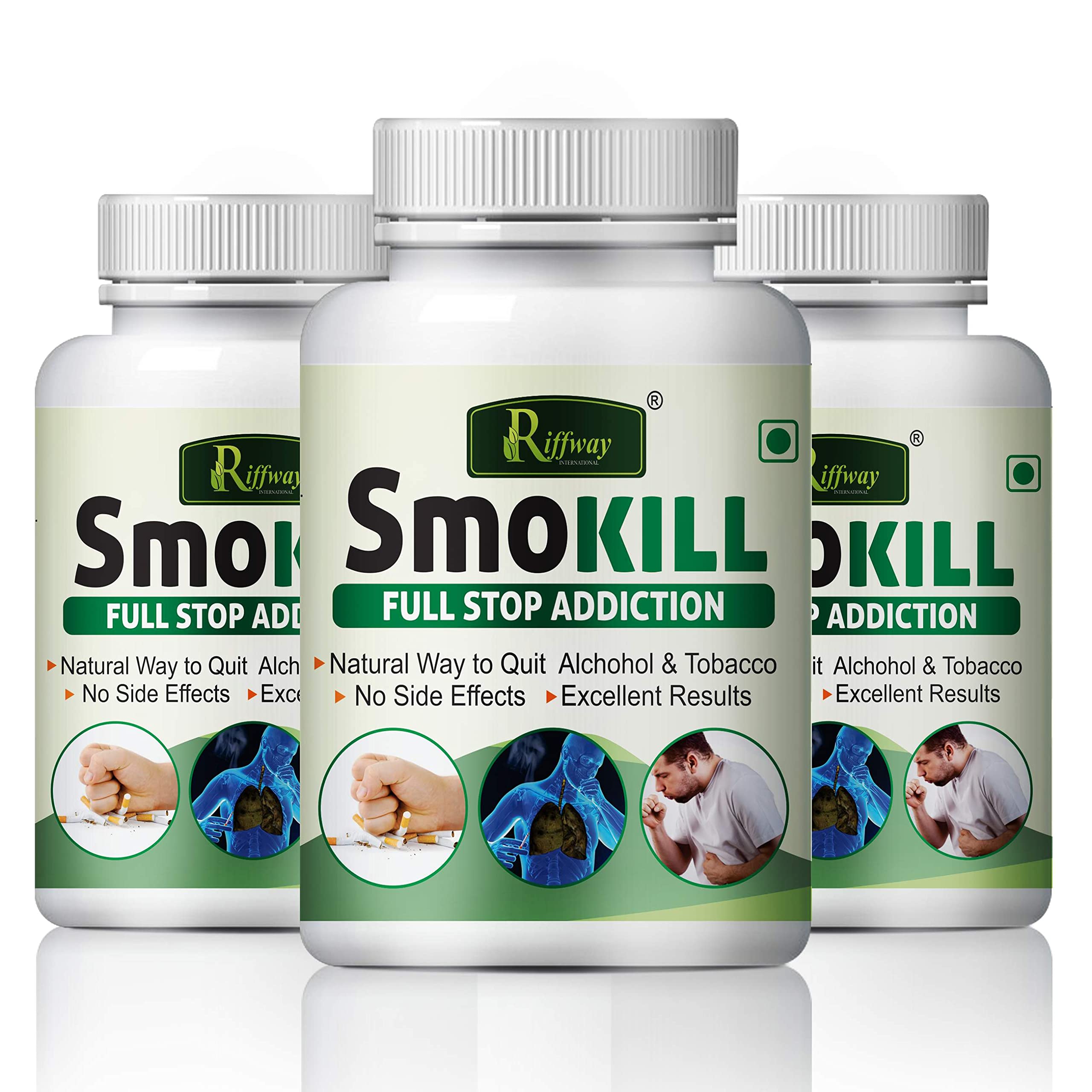 fasczo Smokill Herbal Solution Purifies Lungs Protects From Smoke & Pollution.natural and safe