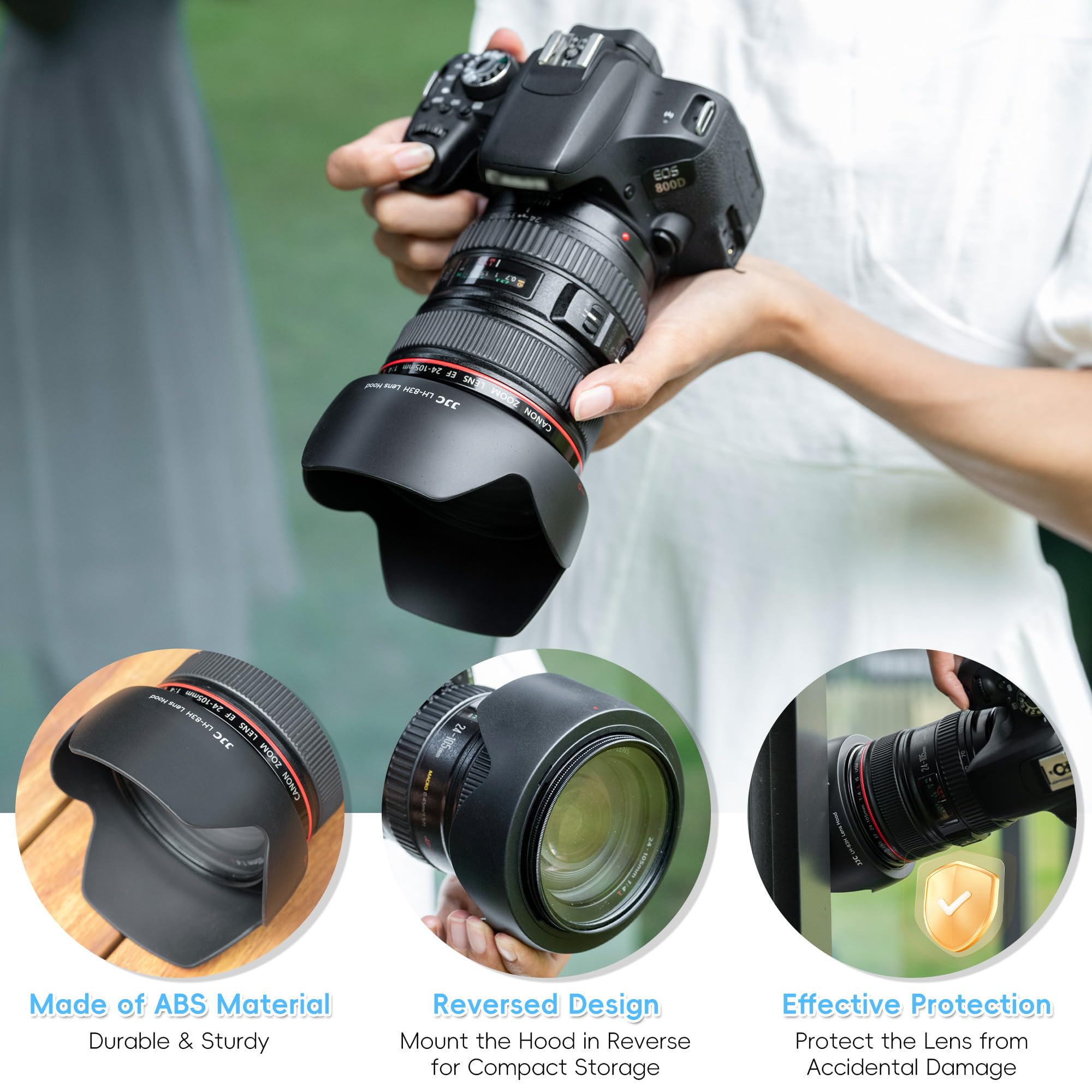 Canon/キャノン　レンズフード　EW-83H 互換品　LH-83H JJC製 Lens Hood i8my1cf Amazon.com : JJC EW-83H Reversible Lens Hood Shade Protector for