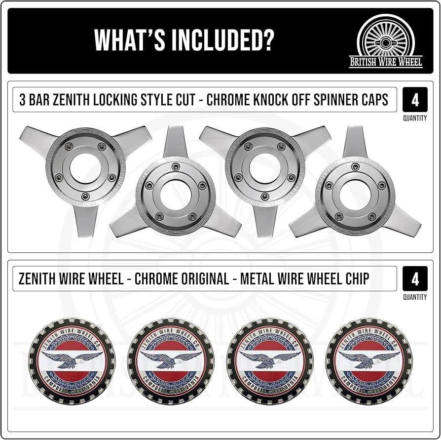 Amazon.com: British Wire Wheel 3 Bar Zenith Locking Knock Off Amazon.com: British Wire Wheel 3 Bar Zenith Locking Knock Off