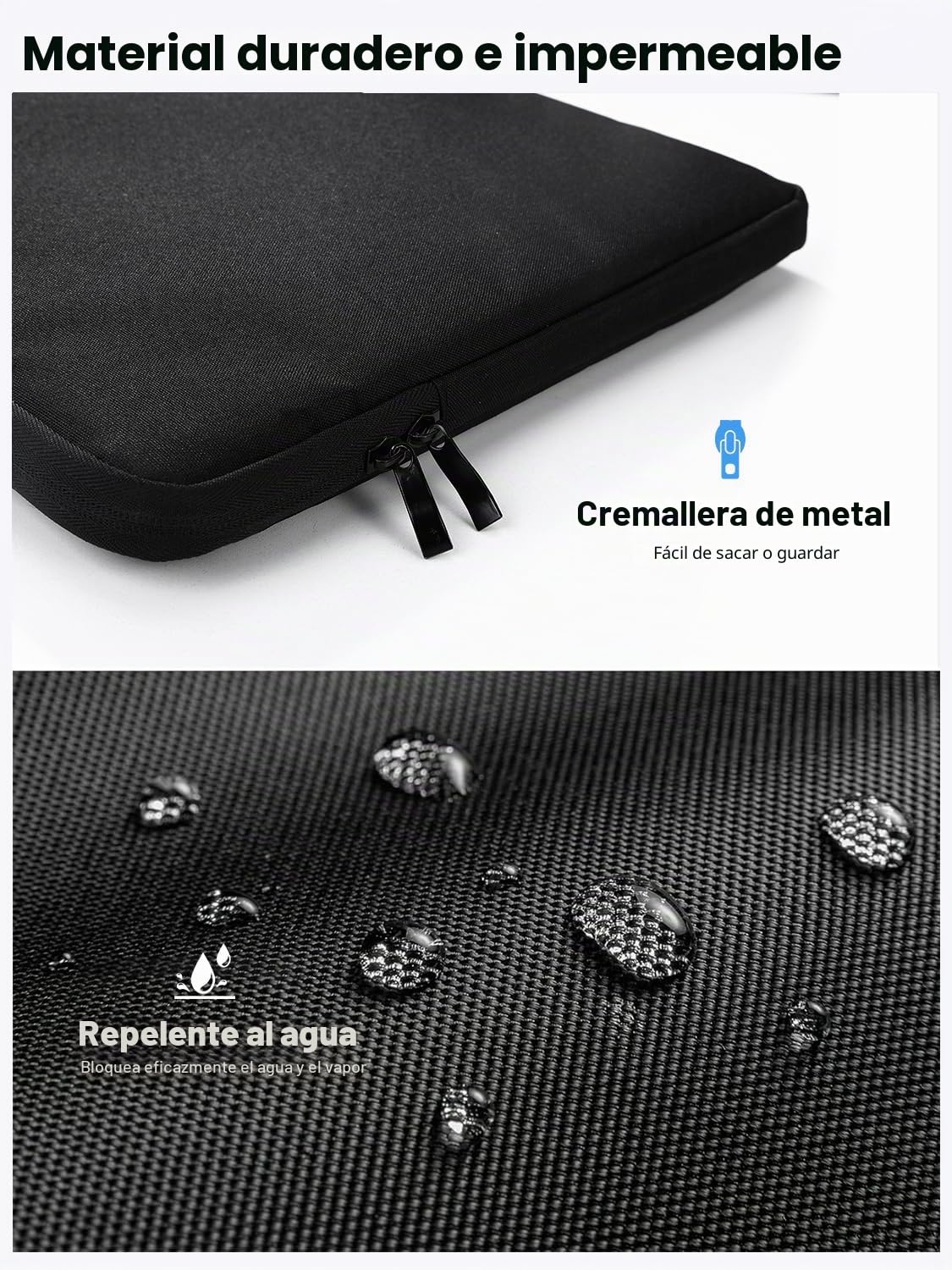 La Bolsa para Portátil UPERFECT de 22 Pulgadas Es Adecuada para Monitores Portátiles, Tabletas Y Más, Y Cuenta con Asa Resistente, Bolsillos Laterales Espaciosos, Relleno Antichoque Y Capa Impermeable