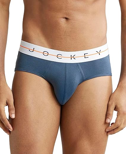 Jockey NY15 Men’s Super Combed Cotton Elastane Stretch Solid Brief with Ultrasoft Waistband
