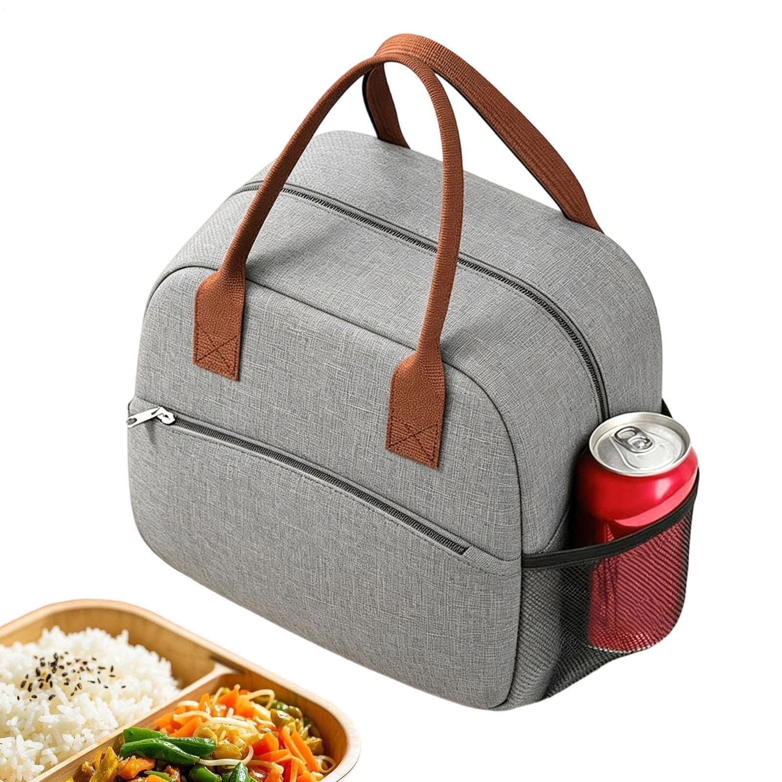 Borsa termica per il pranzo da uomo, impermeabile, 10 l, perfetta per scuola, ufficio, campeggio, viaggi, uso quotidiano, attività all'aperto e picnic