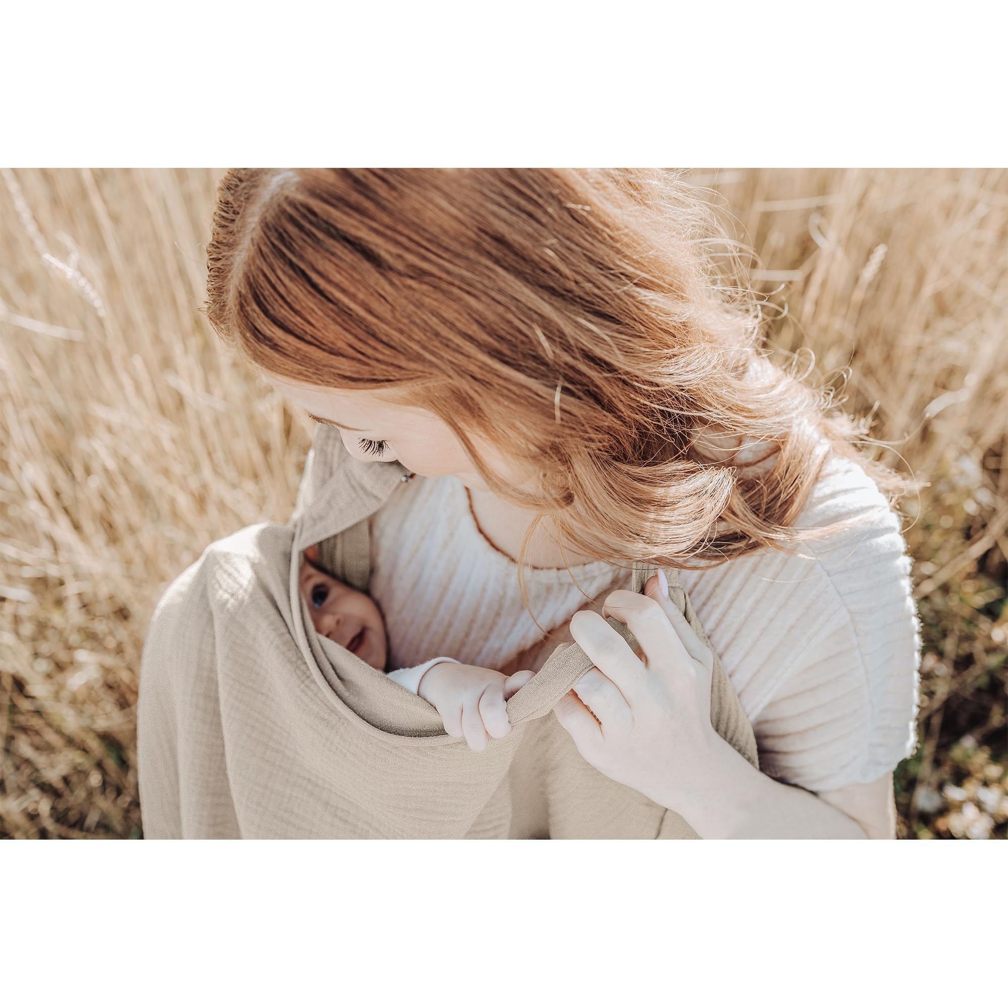 Nursing Cover for Breastfeeding, Feeding Covers for Nursing Mom Breastfeeding Essential Items for New Mothers in Various Scenarios Suitable - Image 3 thumbnail