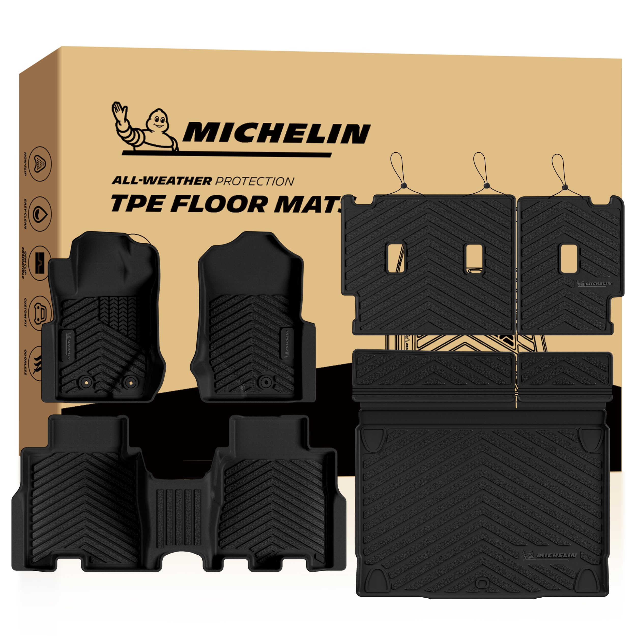 Michelin Vehicle Mats for 2021-2026 Ford Bronco 4-Door (6 Piece)