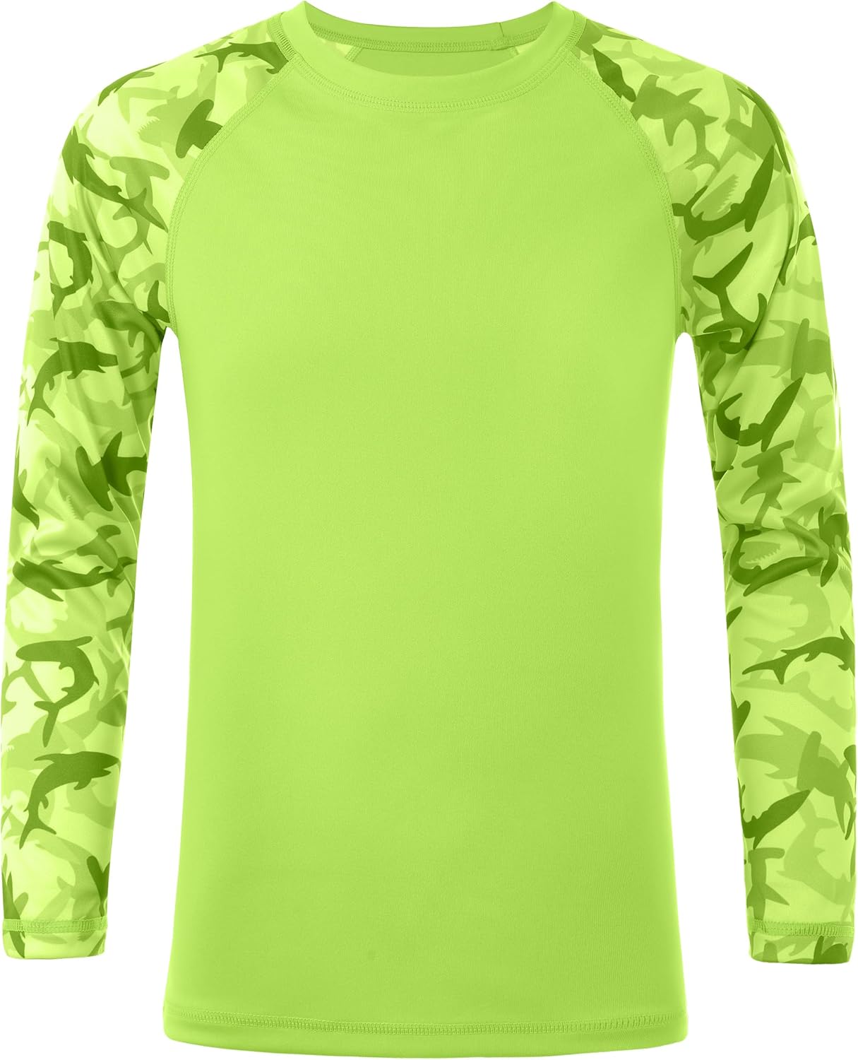 Boys Rash Guard Swim Shirt Long Sleeve, UPF 50+ Youth UV Sun Protection Shirts, Kids Quick Dry Water Rashguard for Surf Beach - Image 4