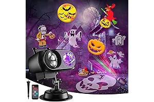 Holiday Projector Halloween, Brightness Superhero Wave Neon Snowman LED Holiday Projector Lights...