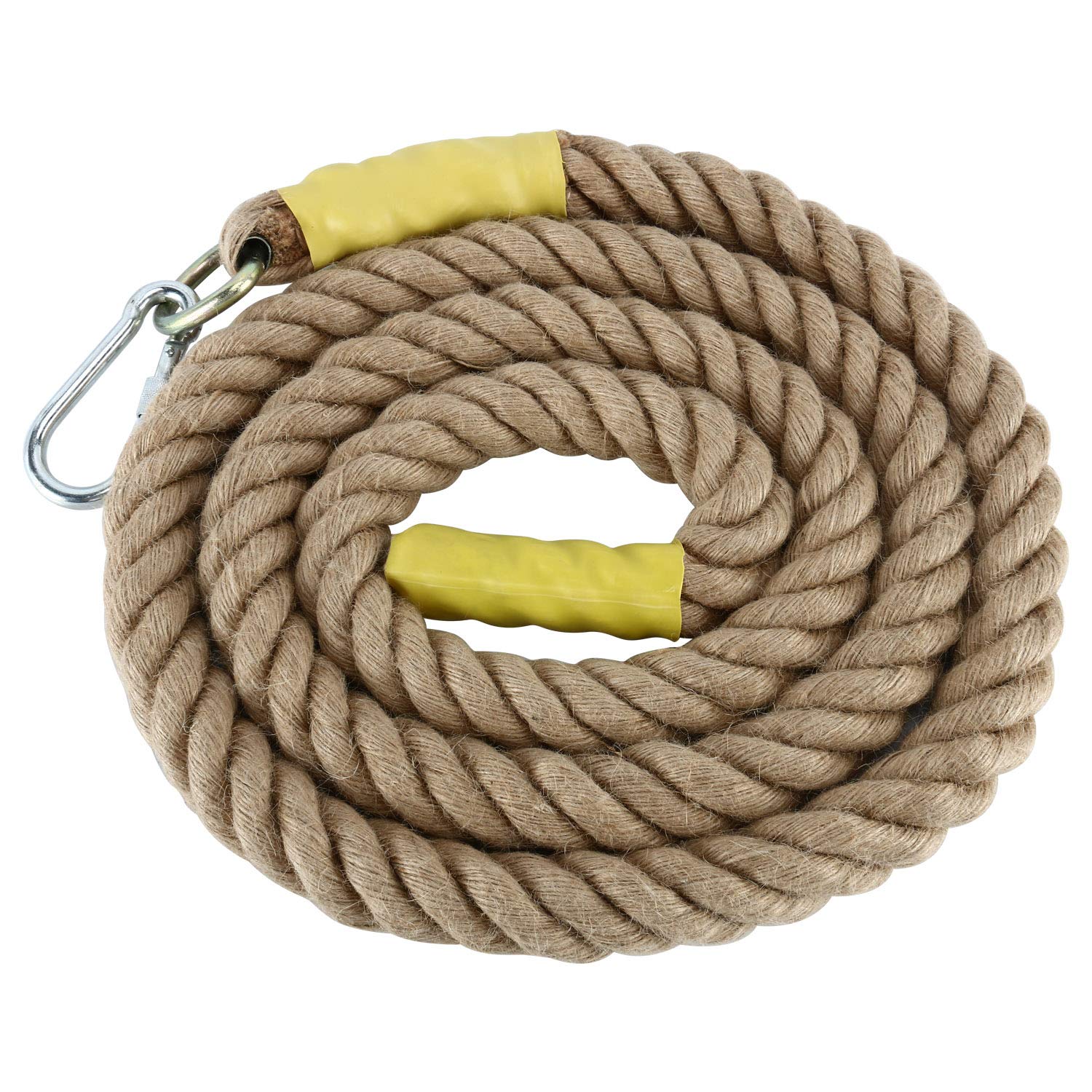 ジムロープ トレーニングロープ スイングロープ 筋トレ 体幹 全長9m 直径3.8cm 重量約 7.35k バトルロープ ナイロン製 △_86257/