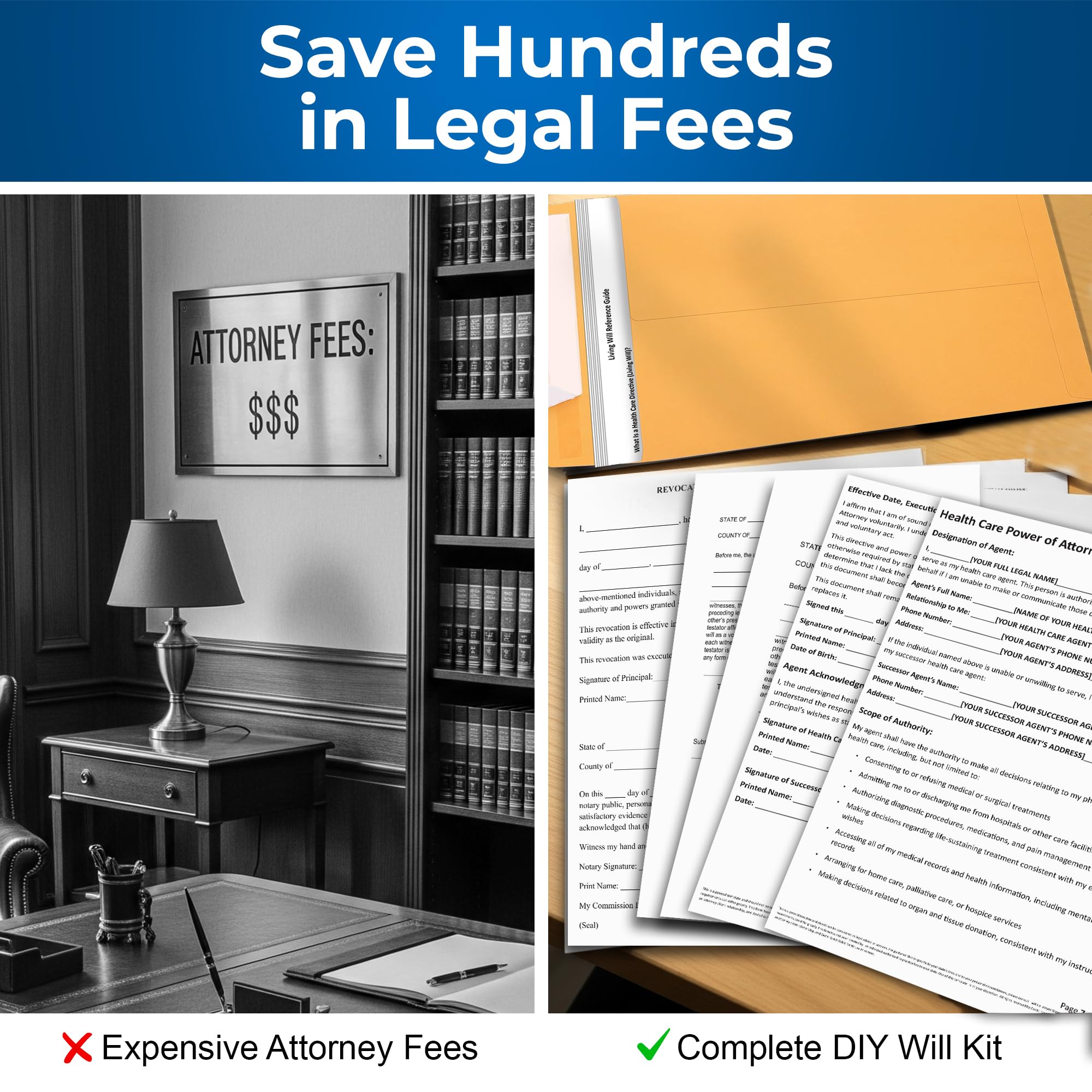 Estate Planning Kit - DIY Will & Legal Forms -5
