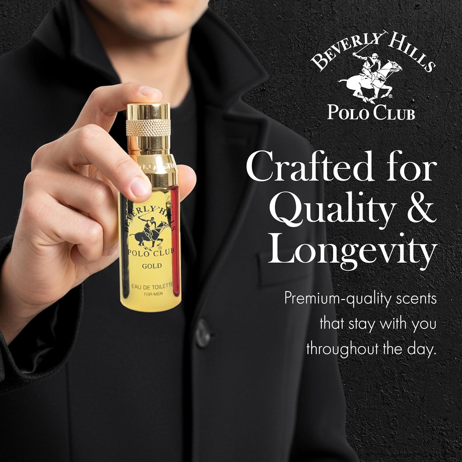 Beverly Hills Polo Club 5 Piece Mini Gift Set Exclusive for Men, EDT Eau De Toilette 5 Mini 0.5oz Bottles - Image 5