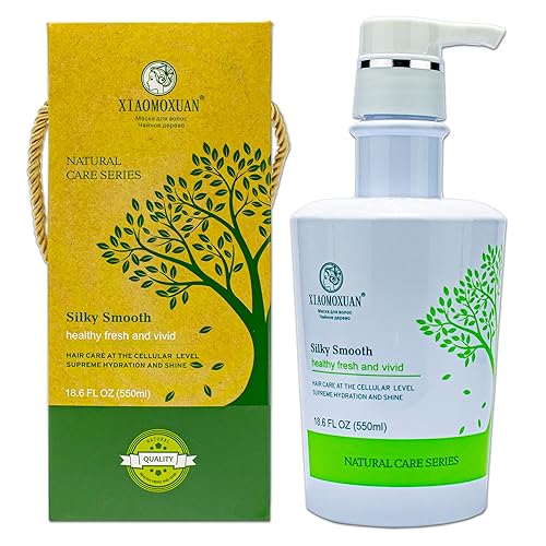 Miniatura 9 de Xiaomoxuan Champú para cabello rizado y gel de baño hidratante para piel seca con máscara desenredante para el cabello, paquete de belleza y cuidado