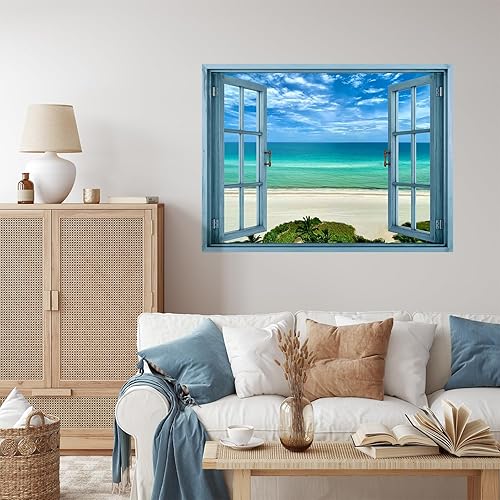 Miniatura 10 de wall26 Adhesivo removible de paredmural de pared, vista de ventana, selva africana, puesta de sol, león en campo, animales, naturaleza, fotografía,