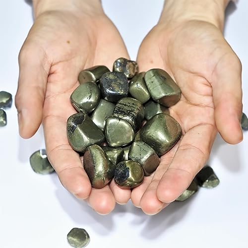 Miniatura 5 de Cristales de pirita dorada y piedras curativas  Moldavita pulida  Juego de piedras preciosas  Juego de piedras preciosas  Piedras preciosas  Par de