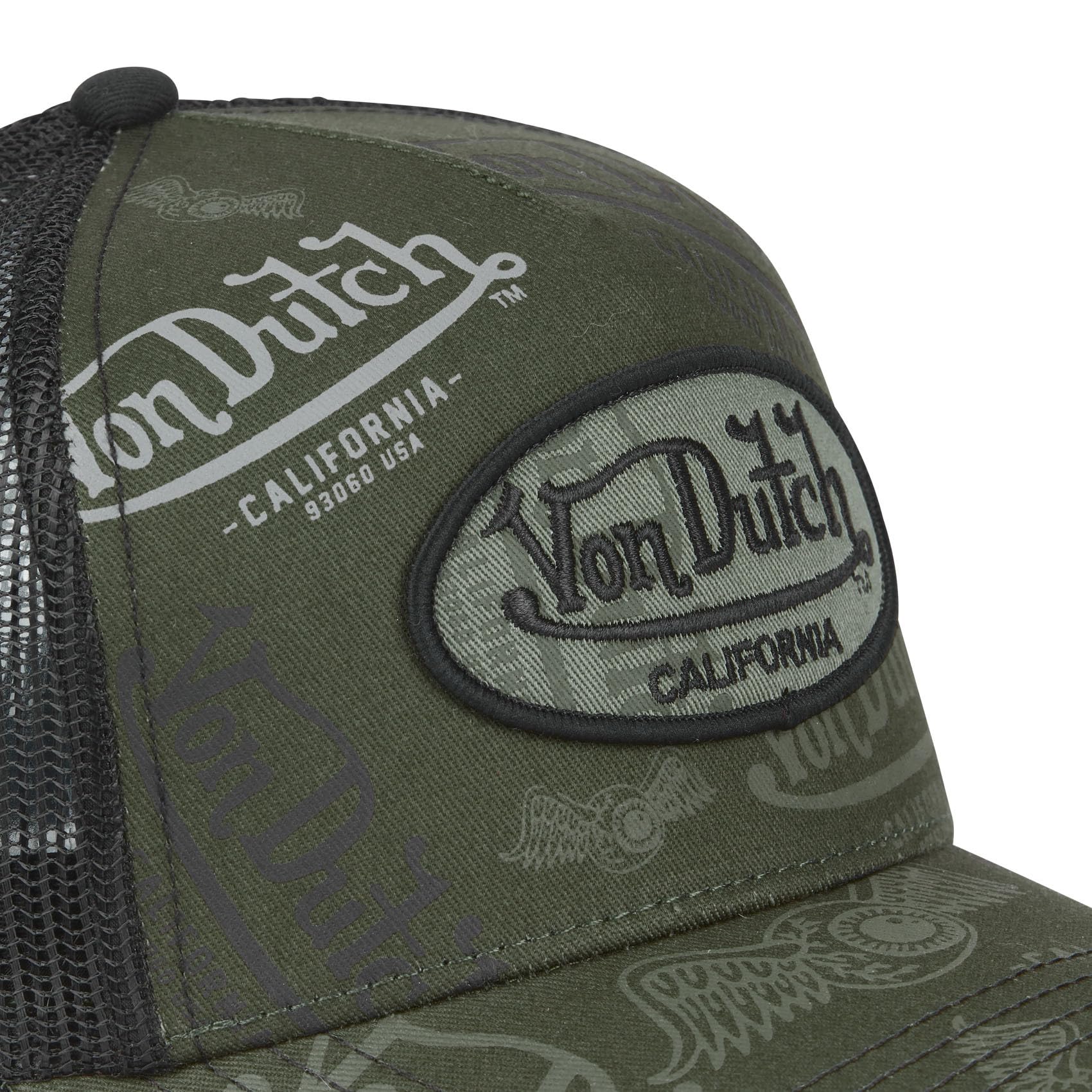 Von Dutch Casquette Trucker Ajustable Snapback Homme Femme