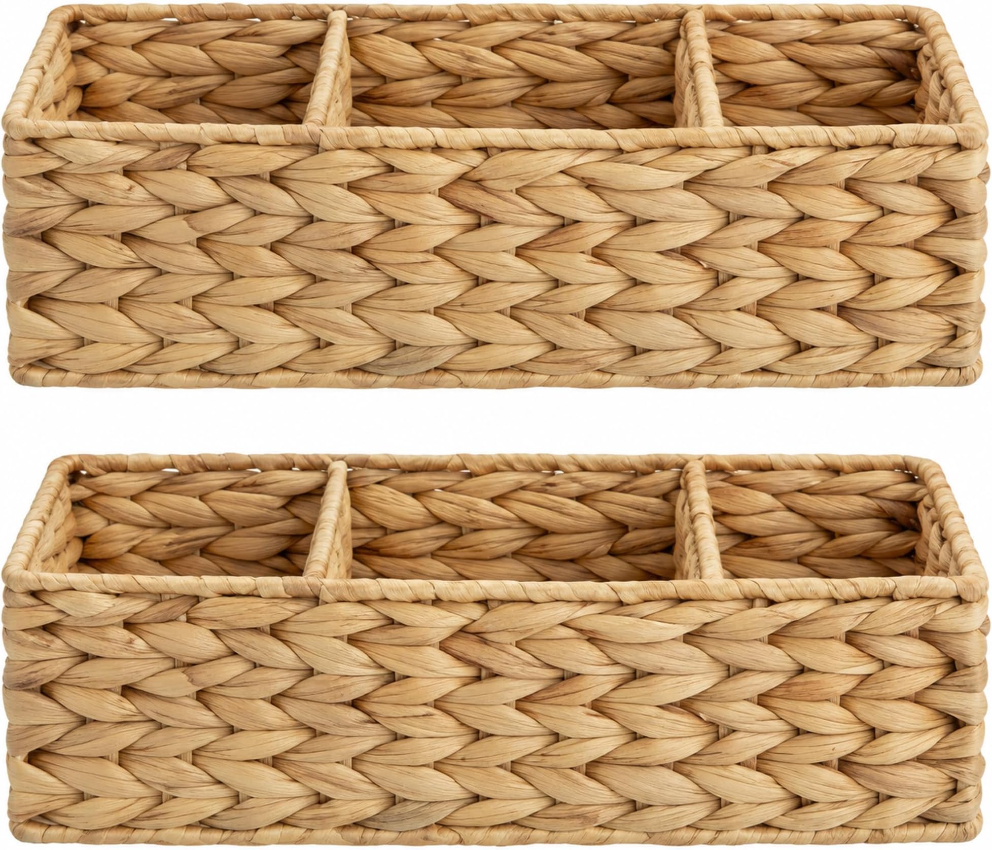 Wicker Toilet Basket Tank Topper